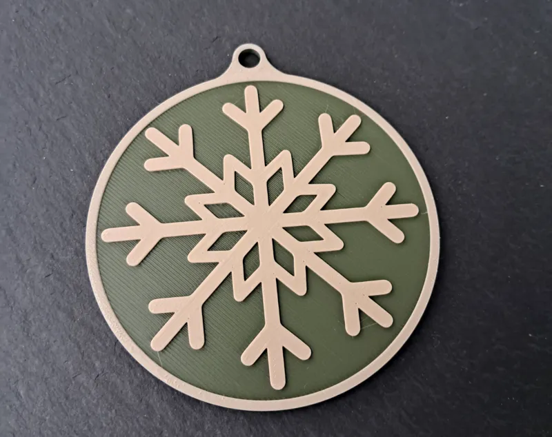 Snowflake ornament Christmas