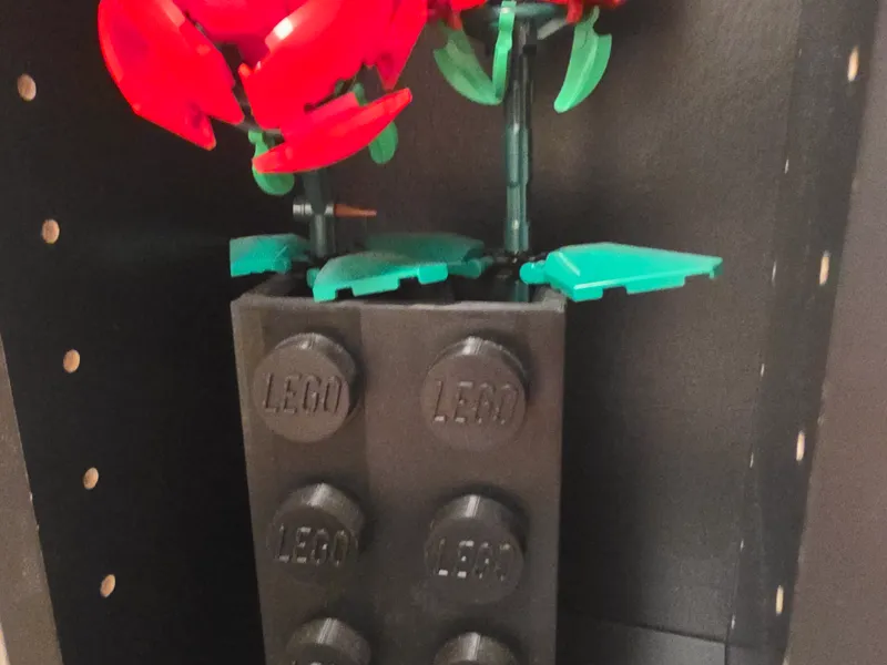 Small brick vase