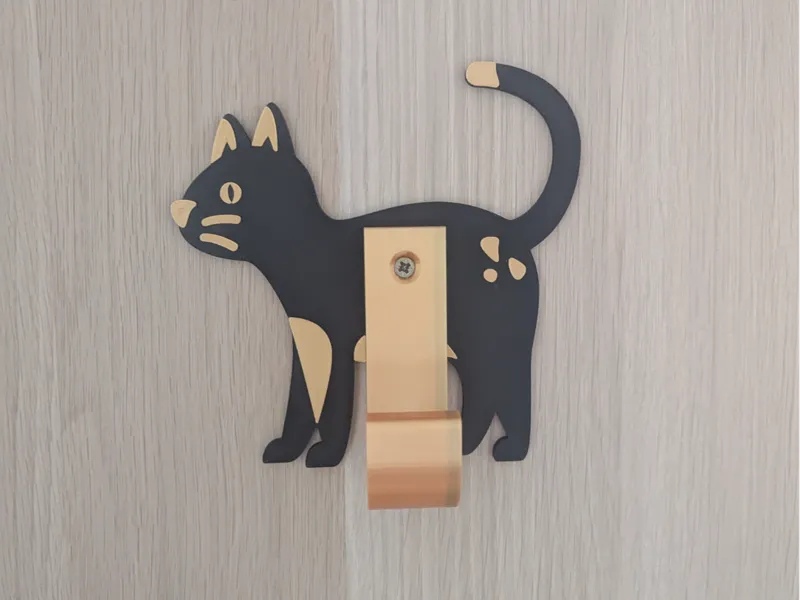 Porte manteau - Chat