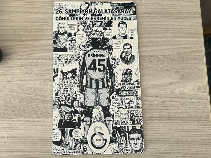 Galatasaray 26. Şampiyonluk & Osimhen Manga Tablo