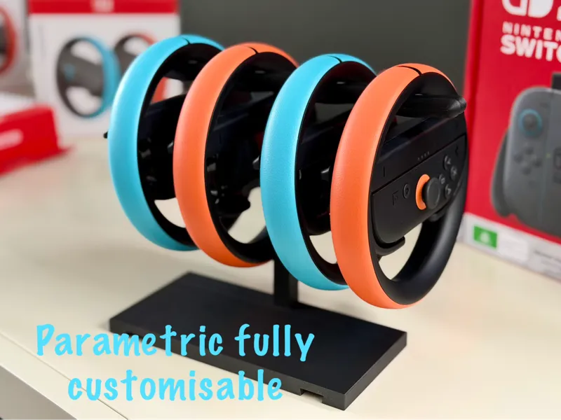 T stand mount for Joy-Con wheel or headphones