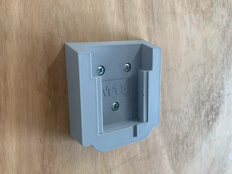 Milwaukee M18 battery holder