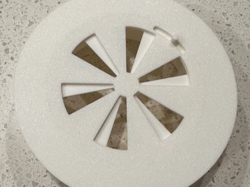 Duct ceiling register / damper 4 inch