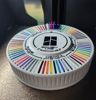 Short Filament Swatch Display