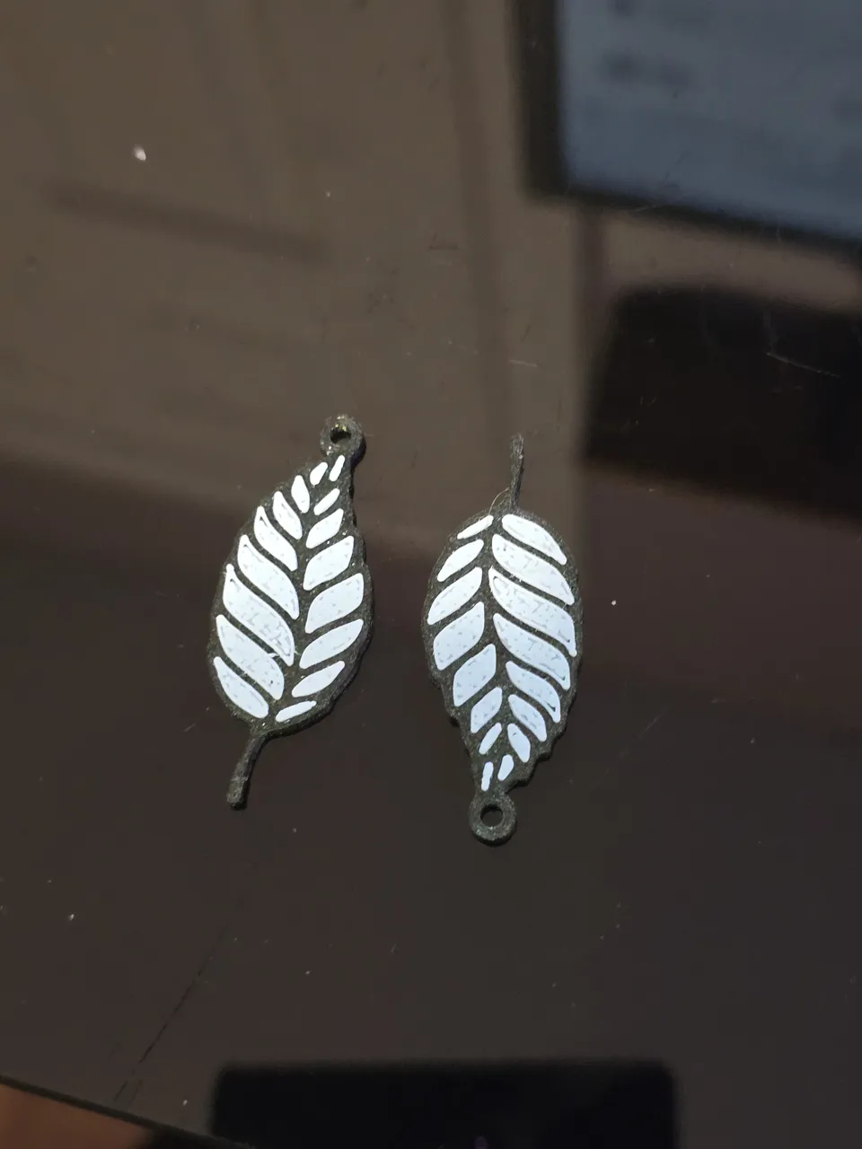 Fall Leaf Earrings view 2