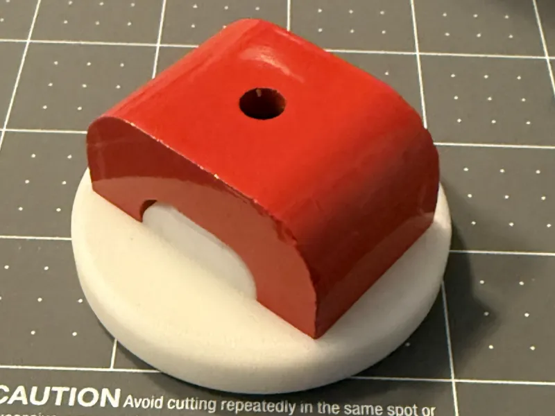 Horseshoe Magnet Holder for Nail Polish Spinner