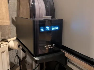 Bambu Lab AMS HT Mount | Support-Free
