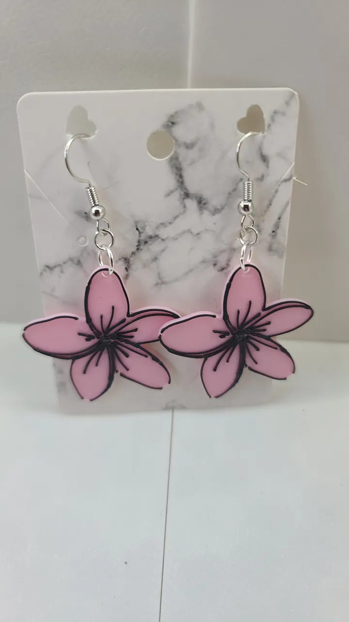Flower Earrings view 2