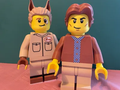 Spaceballs Lone Starr Big Brick Figure (6:1) by robert3433 MakerWorld ...