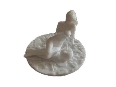 Bikini girl on beach figurine