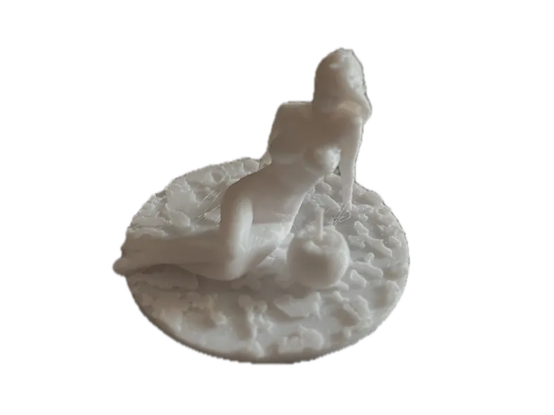 Bikini girl on beach figurine