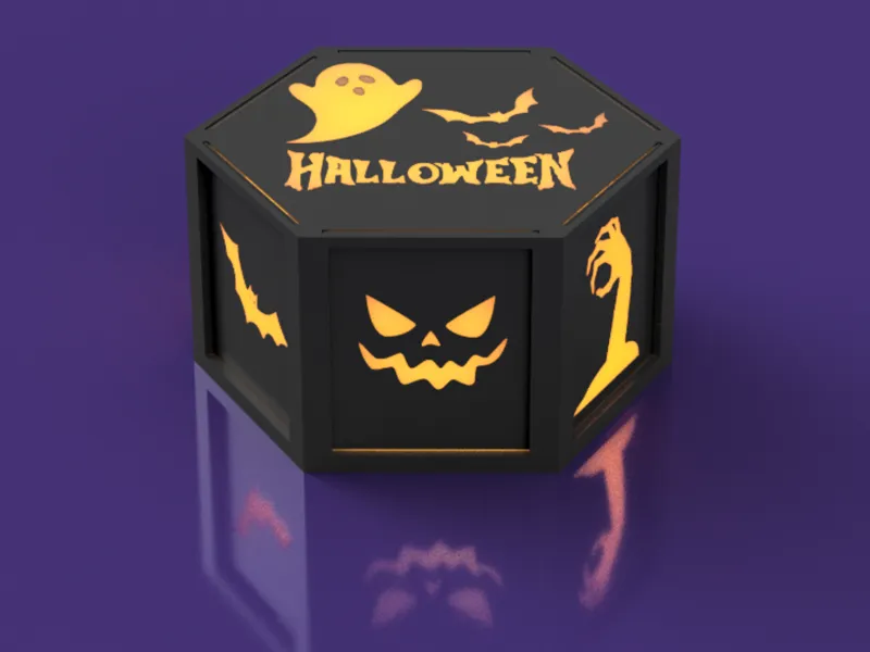 Halloween LED-Tealight Glower