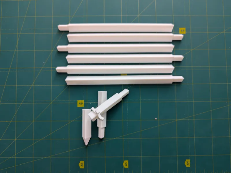 Parametric Modular Plant Stick Support