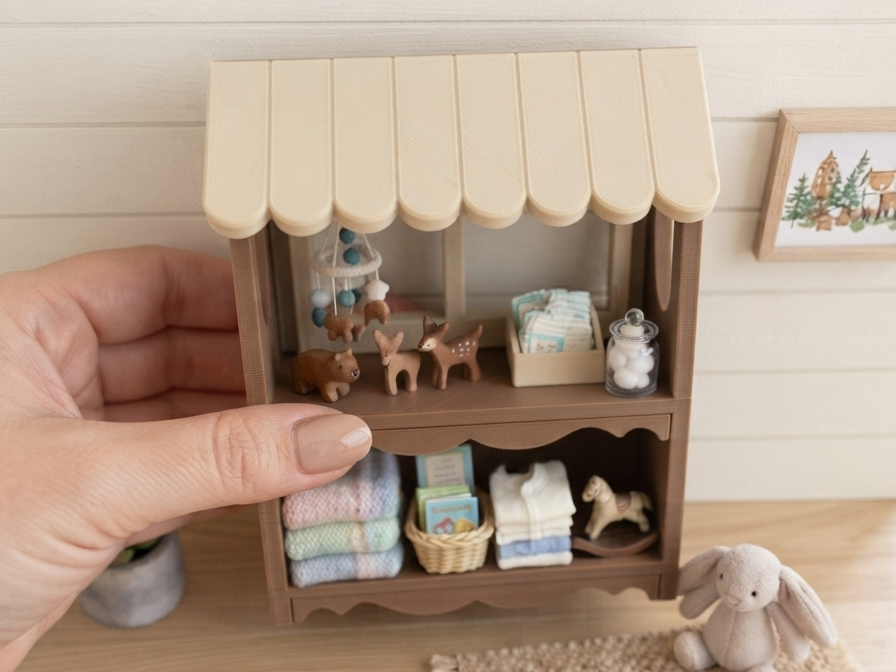 Miniature Doll House DIsplay Stand