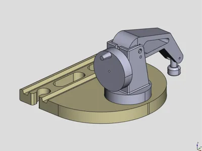 Wooden Railway Crane with Self-Locking Crank