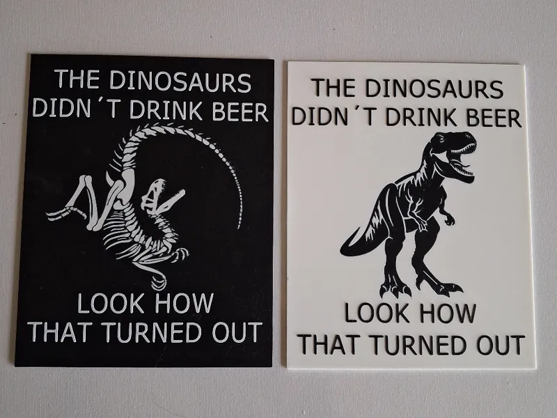 Dino - Fun/bar sign