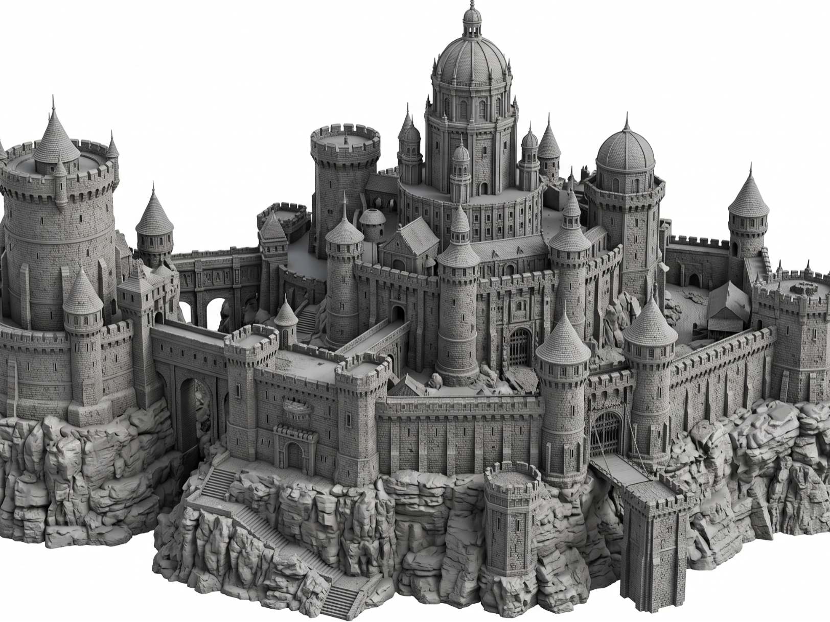 The Red Keep Game of Thrones-King's Landing Castle