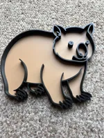 Wombat Play Tray