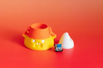 Objeto manipulable: Candy Corn Clicker – Halloween Fidget Toy — vista de referencia 3