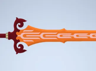 Flame Blade Sword - Zelda Breath Of The Wild
