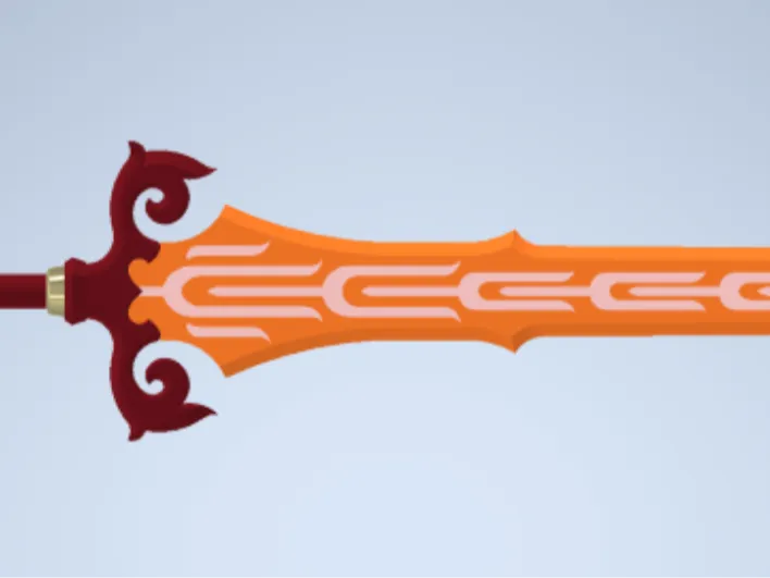 Flame Blade Sword - Zelda Breath Of The Wild