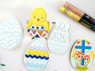 Easter eggs ornaments - ColorPals