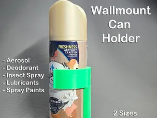 Aerosol Can wall mount Holder 2 Sizes