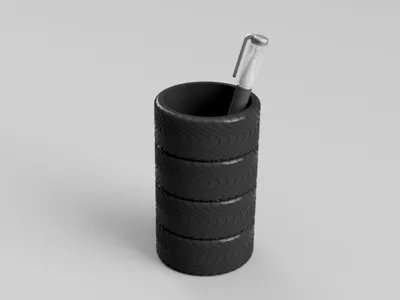 Pit Stop Tire F1 Pen Holder