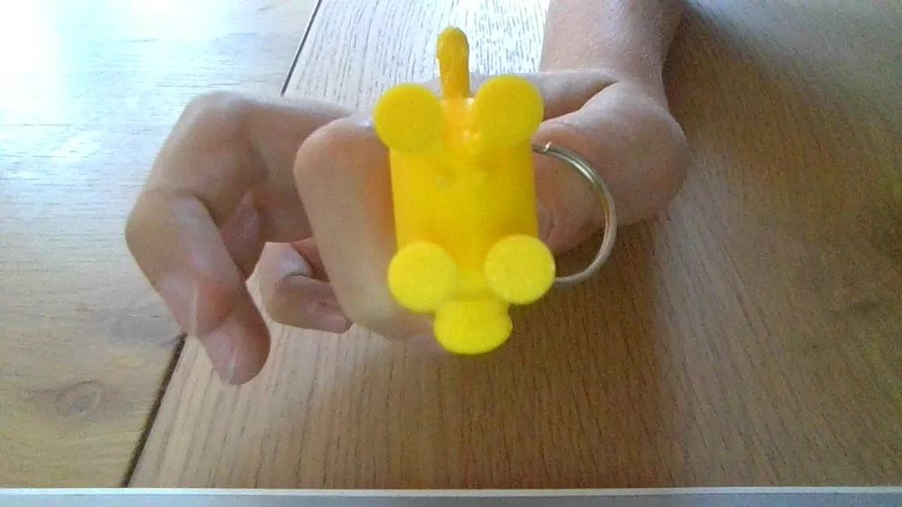 cow key ring - Free 3D Print Model - MakerWorld