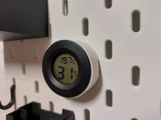 Hygrometer Thermometer Skadis Mount