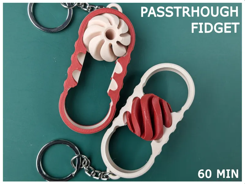 Impossible Passthrough Keychain Fidget - 60 Min