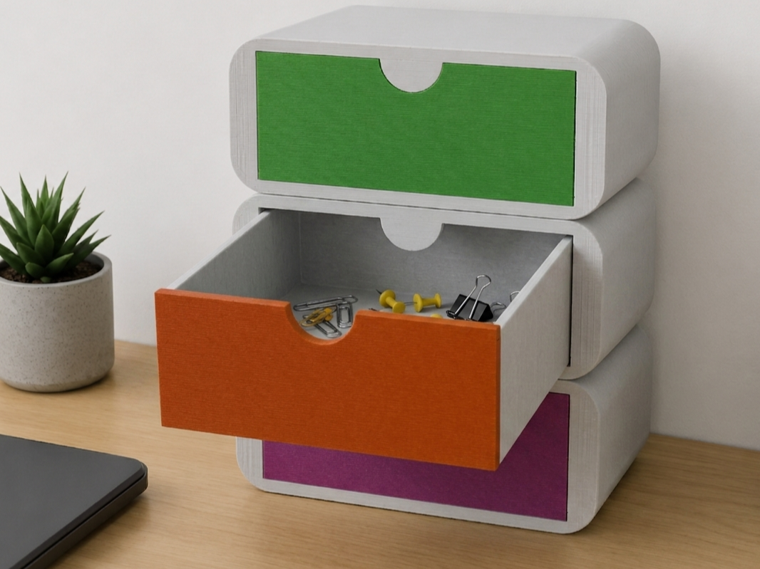 Modular Desk Drawers & Mini Organizer System
