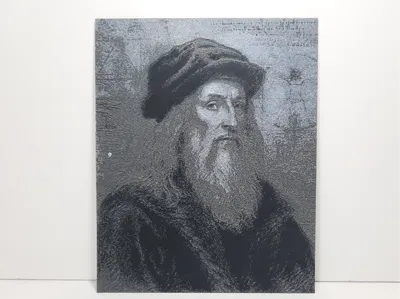 Leonardo da Vinci Hueforge Portrait - V1