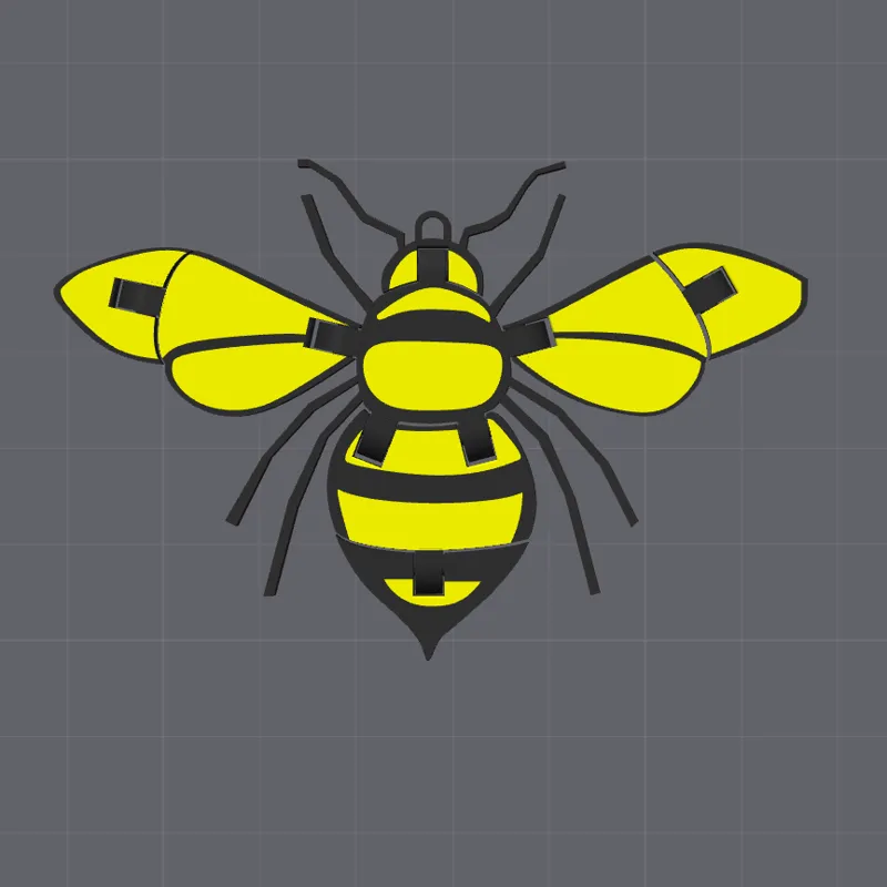 Flexi Bee keychain