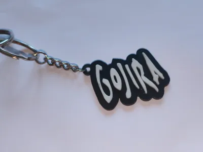 Gojira keychain