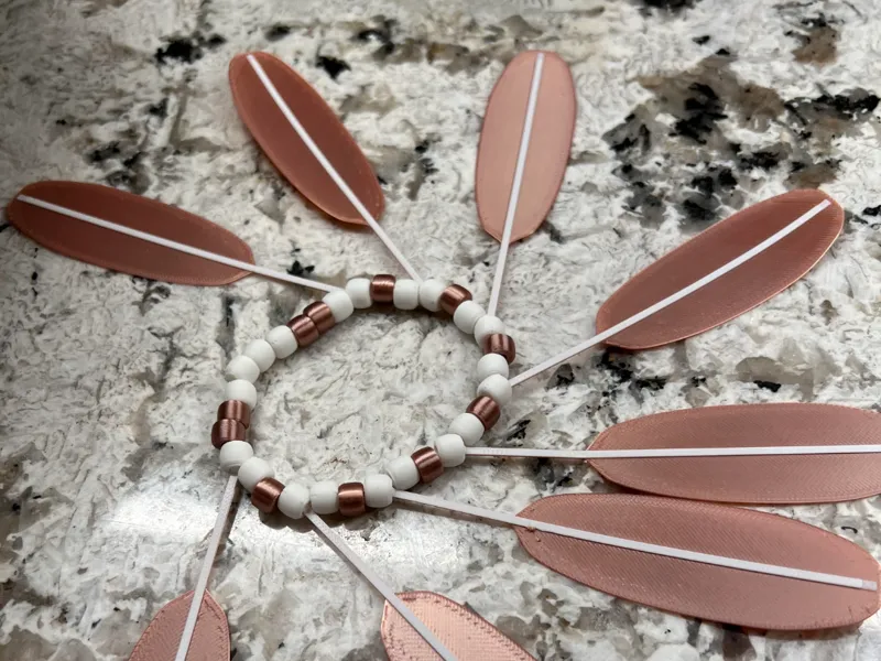 Feather Kandi Bead