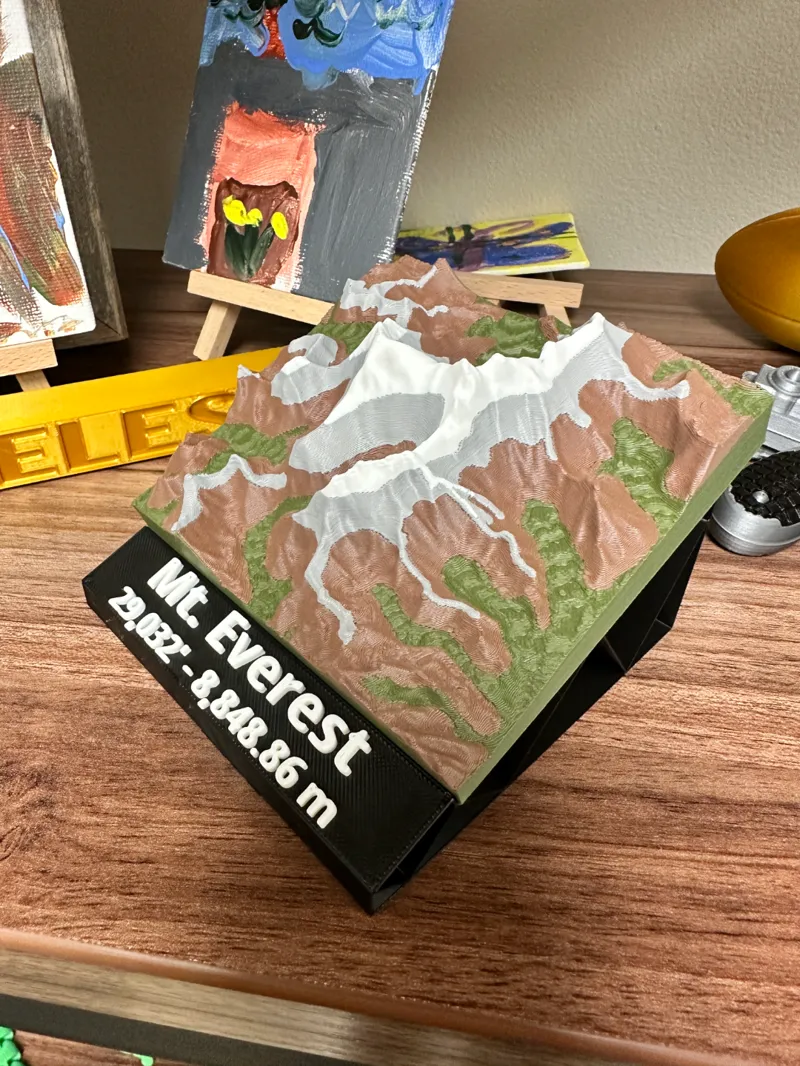Mt Everest Terrain "Hand Painted"