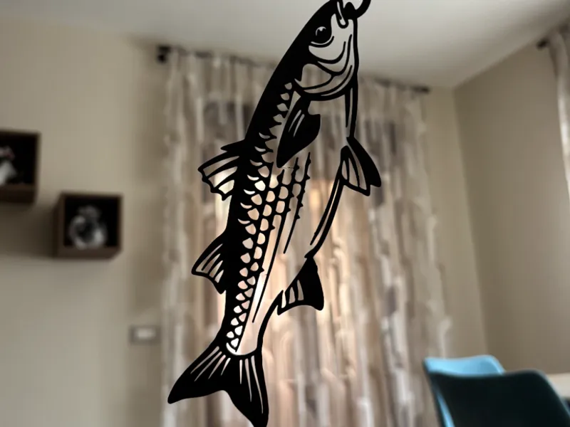 Cefalo Line Art | Minimal Fish Wall Decor