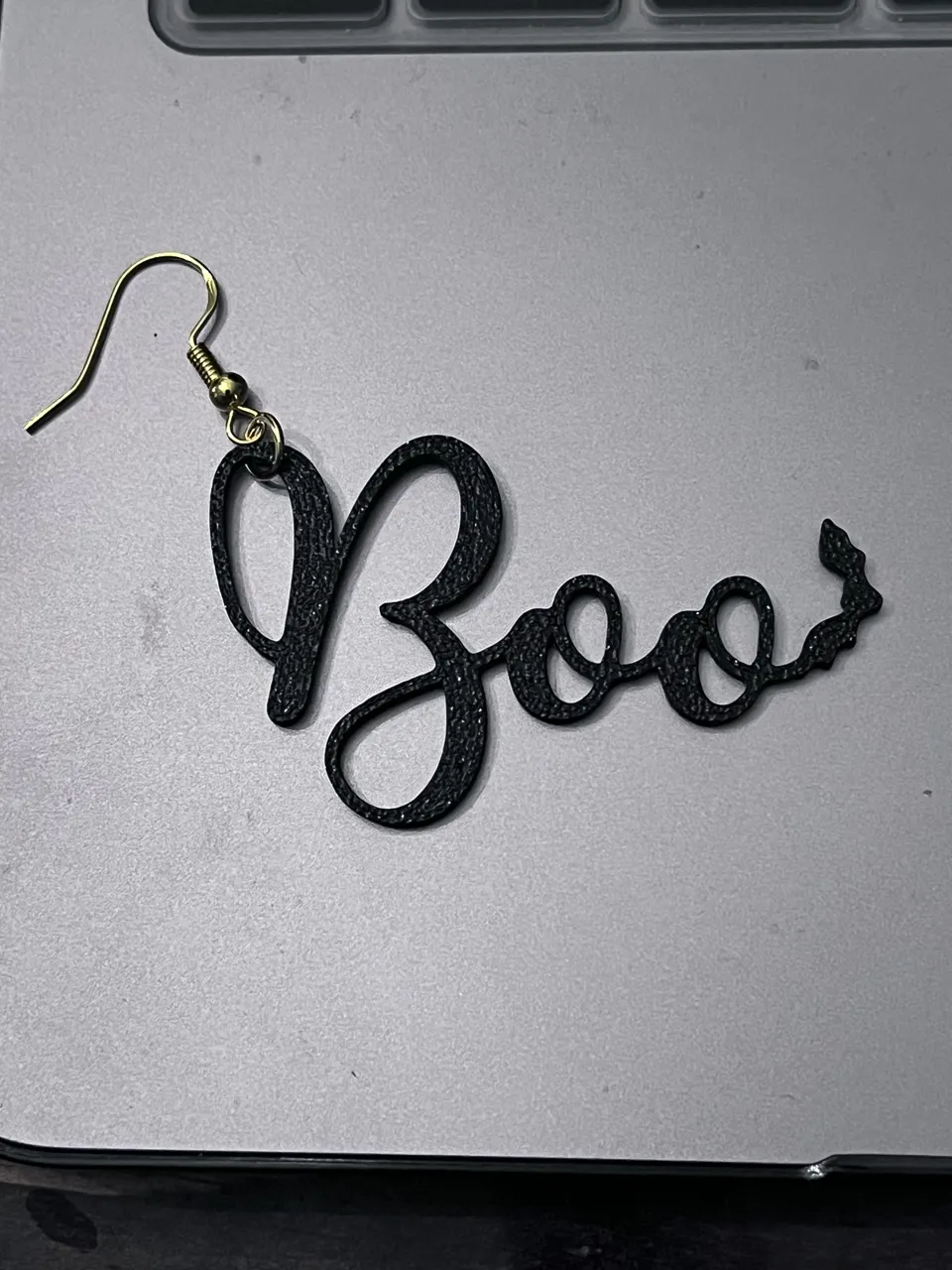 Boo Halloween Earrings – No AMS, Quick Print view 2