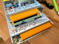 Cache-bornes pour alimentation Mean Well RSP-320 — photo 1