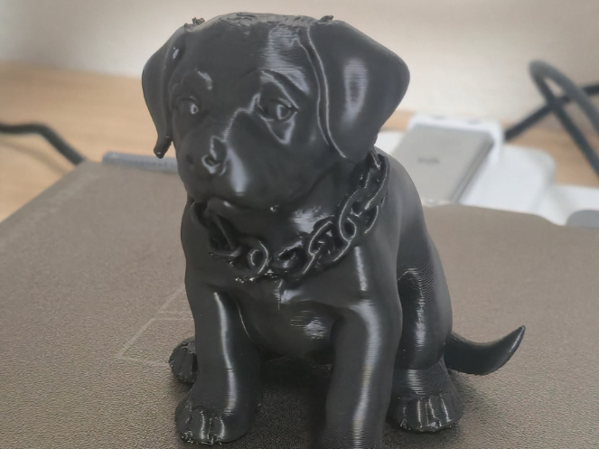 puppy sculpture