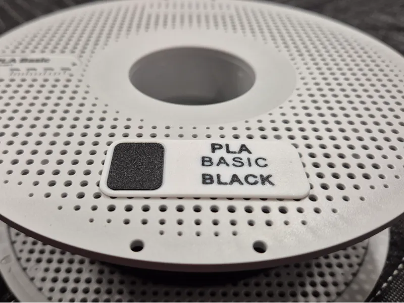 Bambu Labs spool - Filament Label - FUSION360 file