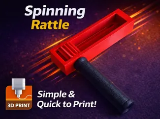 Spinning rattle