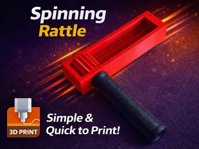 Spinning rattle