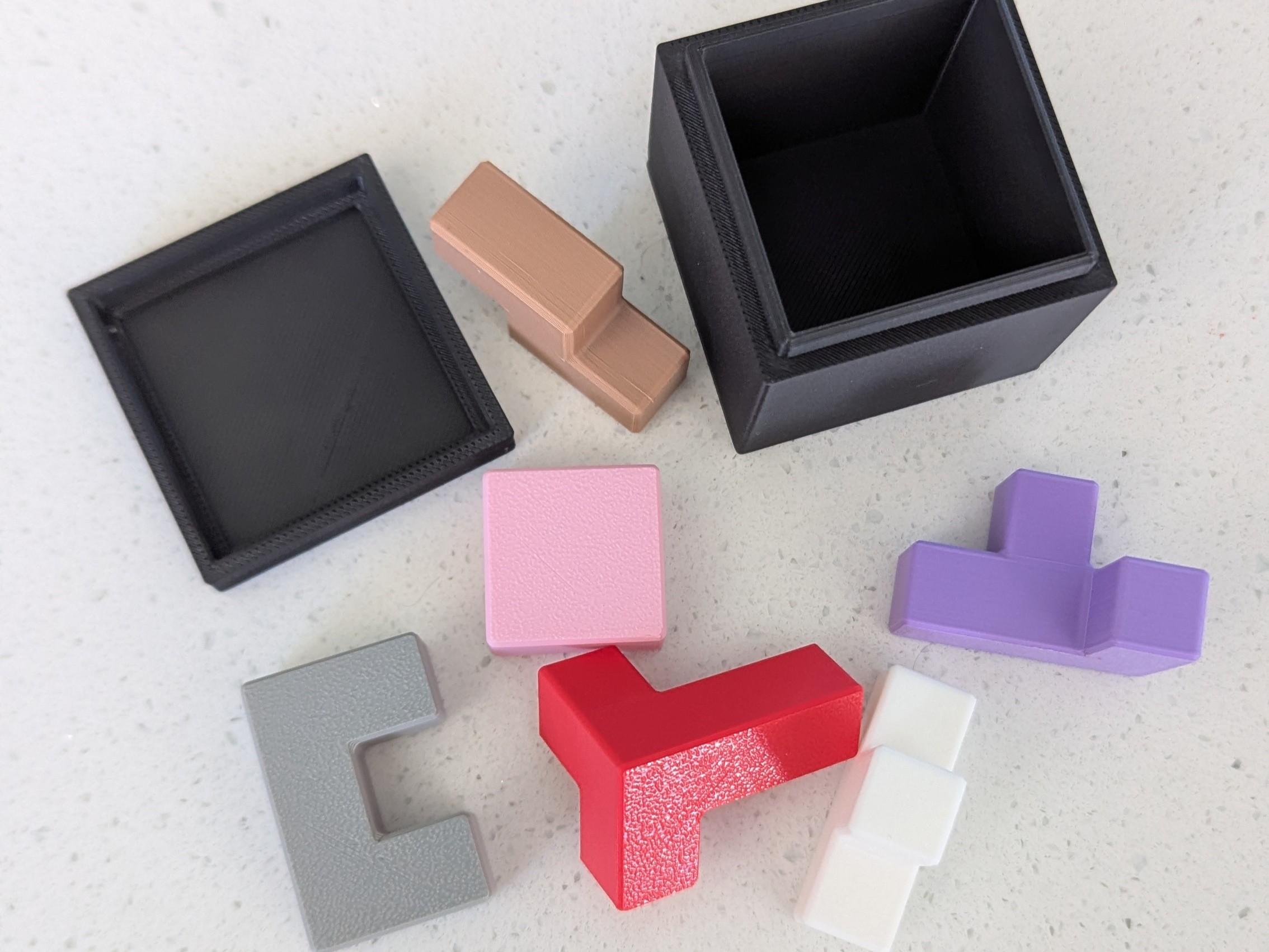 Miniatura 4 do modelo 3D 6 Piece Puzzle Cube