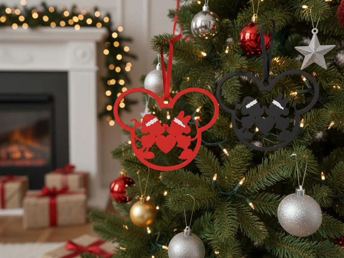 Décoration de Noël Mickey et Minnie