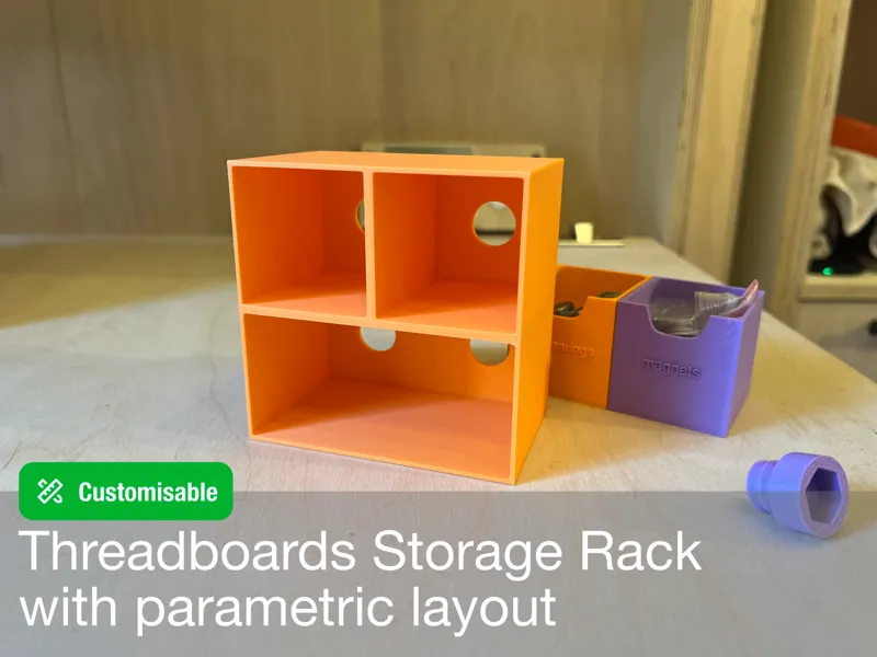Parametric Storage Rack for Threadboards
