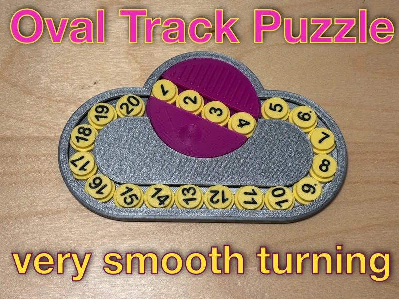 Oval Track puzzle (a.k.a. Topspin)