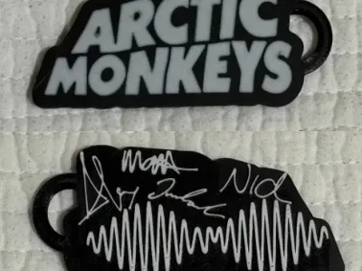 Arctic Monkeys Signed Keychain