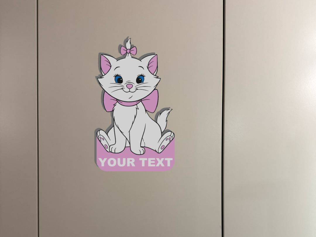 Minou / Marie personalizzabile da porta 